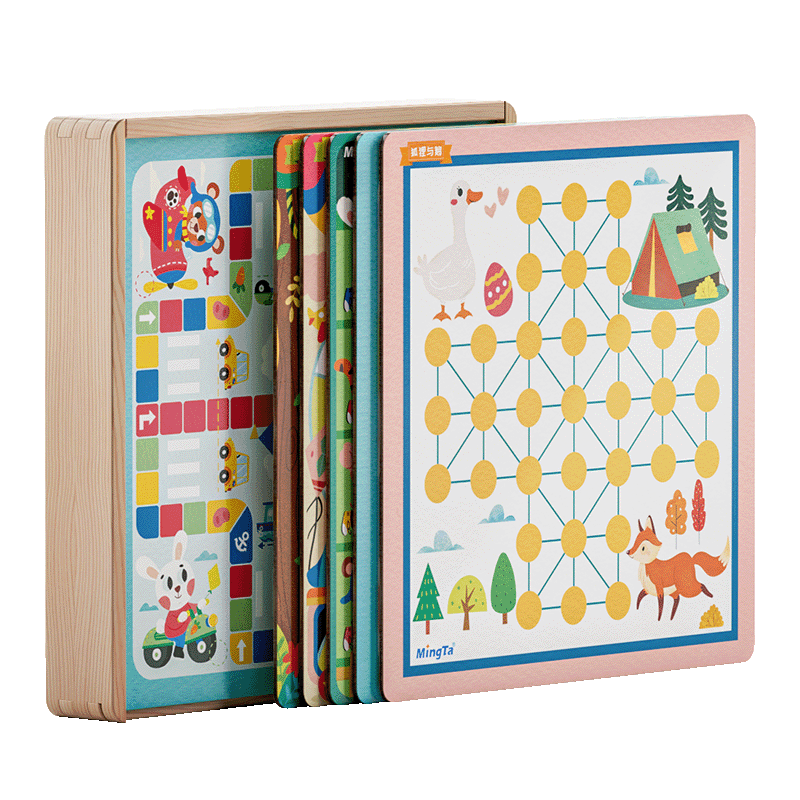 让家庭欢乐时光更精彩——铭塔多合一游戏棋(图1)